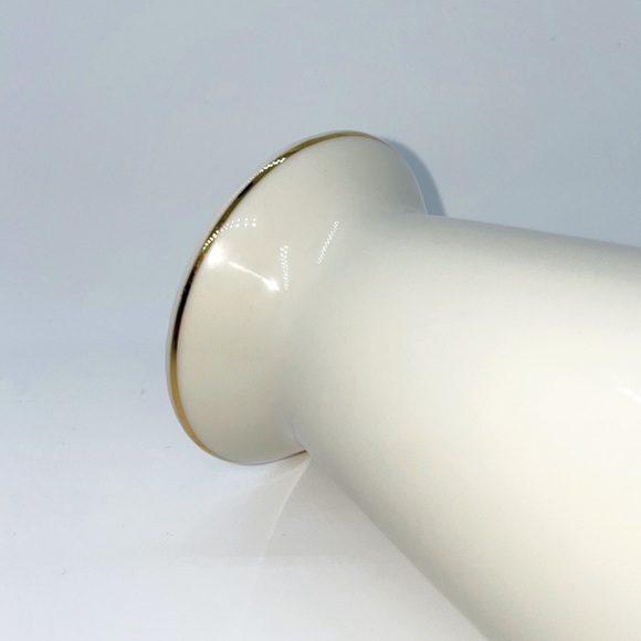 Lenox Fine China Rose Blossom Bud Vase, 24K Gold Trim, Classic Ivory 7.25”H, EUC - Picture 5 of 8